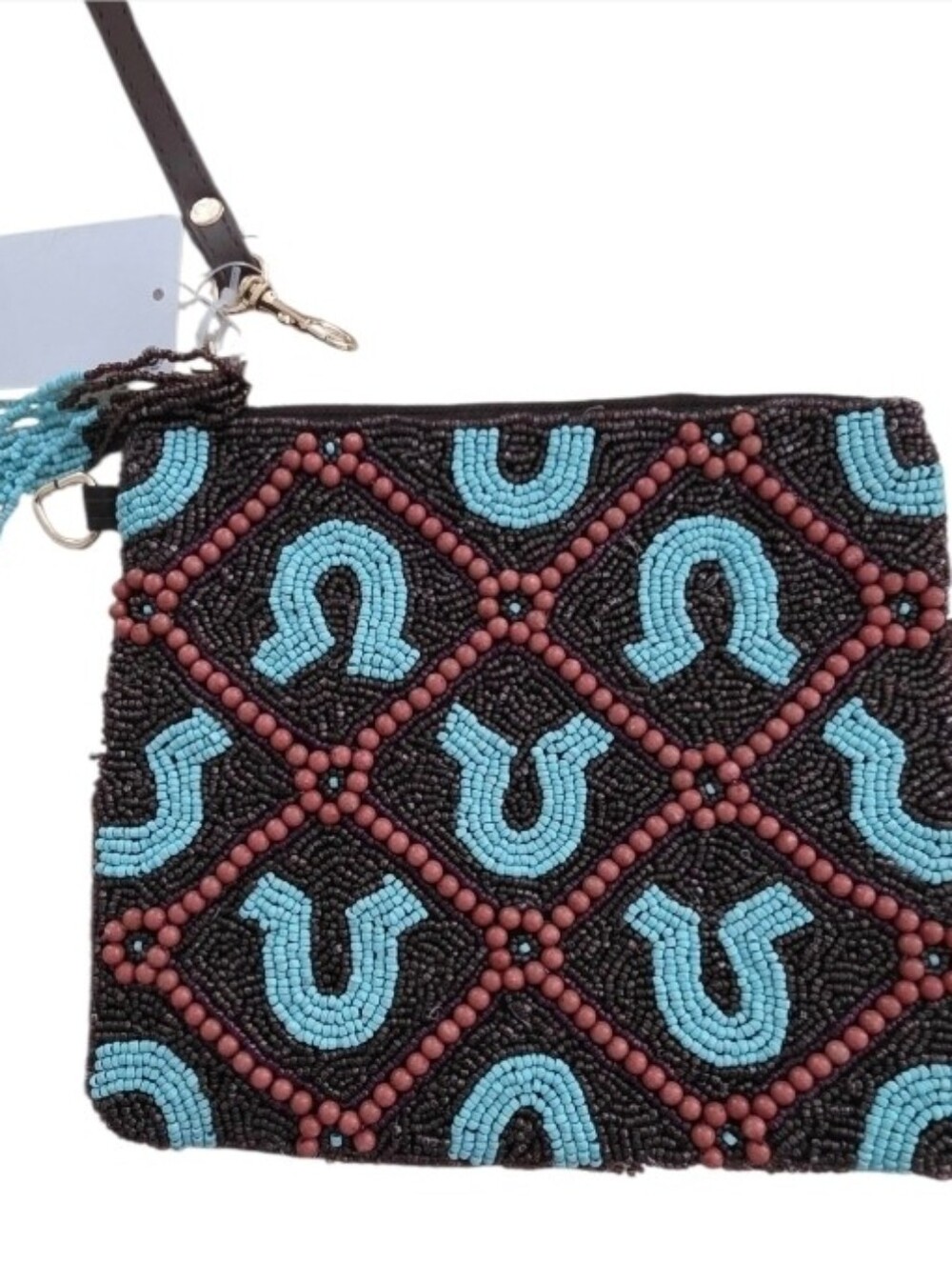 ViRaL Made In India Beaded Clutch Lulu NWT
